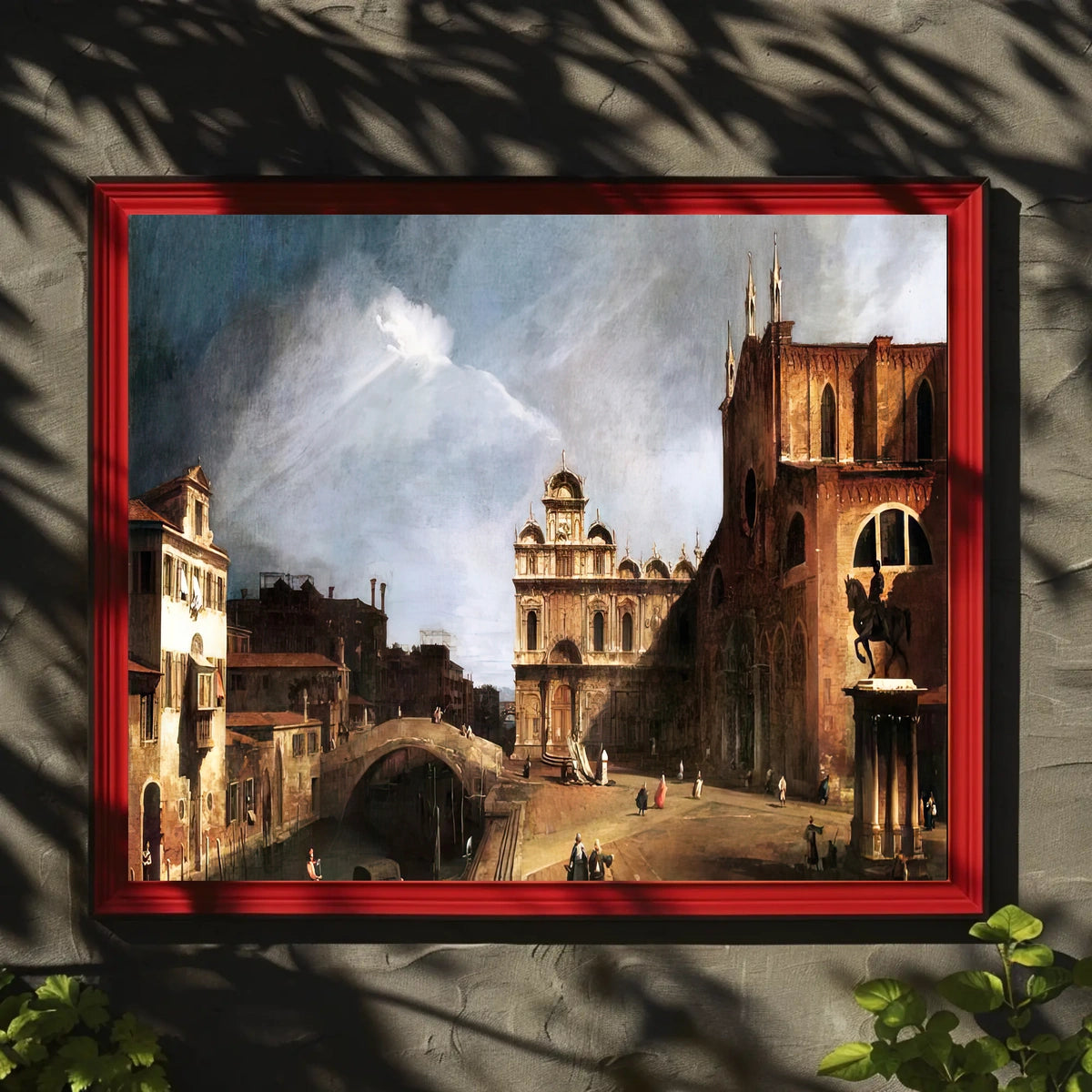 Venetian Cityscape with Historical Elegance Cultural or Heritage Poster