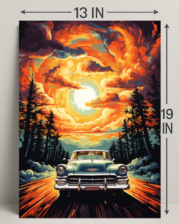 Journey Through The Fiery Skies Poster