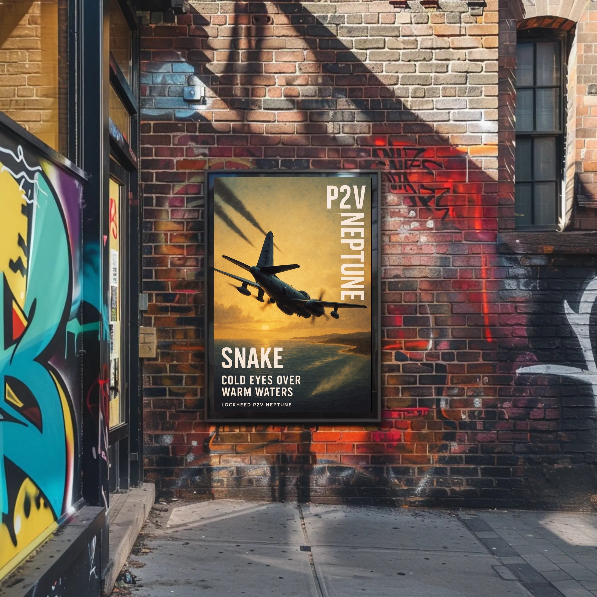 Snake Cold Eyes Over Warm Waters Poster PosterGoat