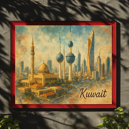 Kuwait Cityscape Poster