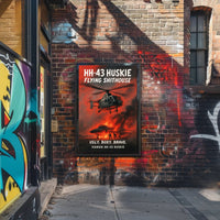Kaman HH-43 Huskie Ugly. Boxy. Brave Poster PosterGoat