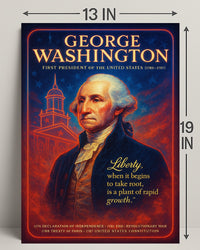 George Washington 1st President Poster PosterGoat