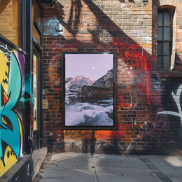 Serene Alpine Twilight Escape Landscape National Park Poster