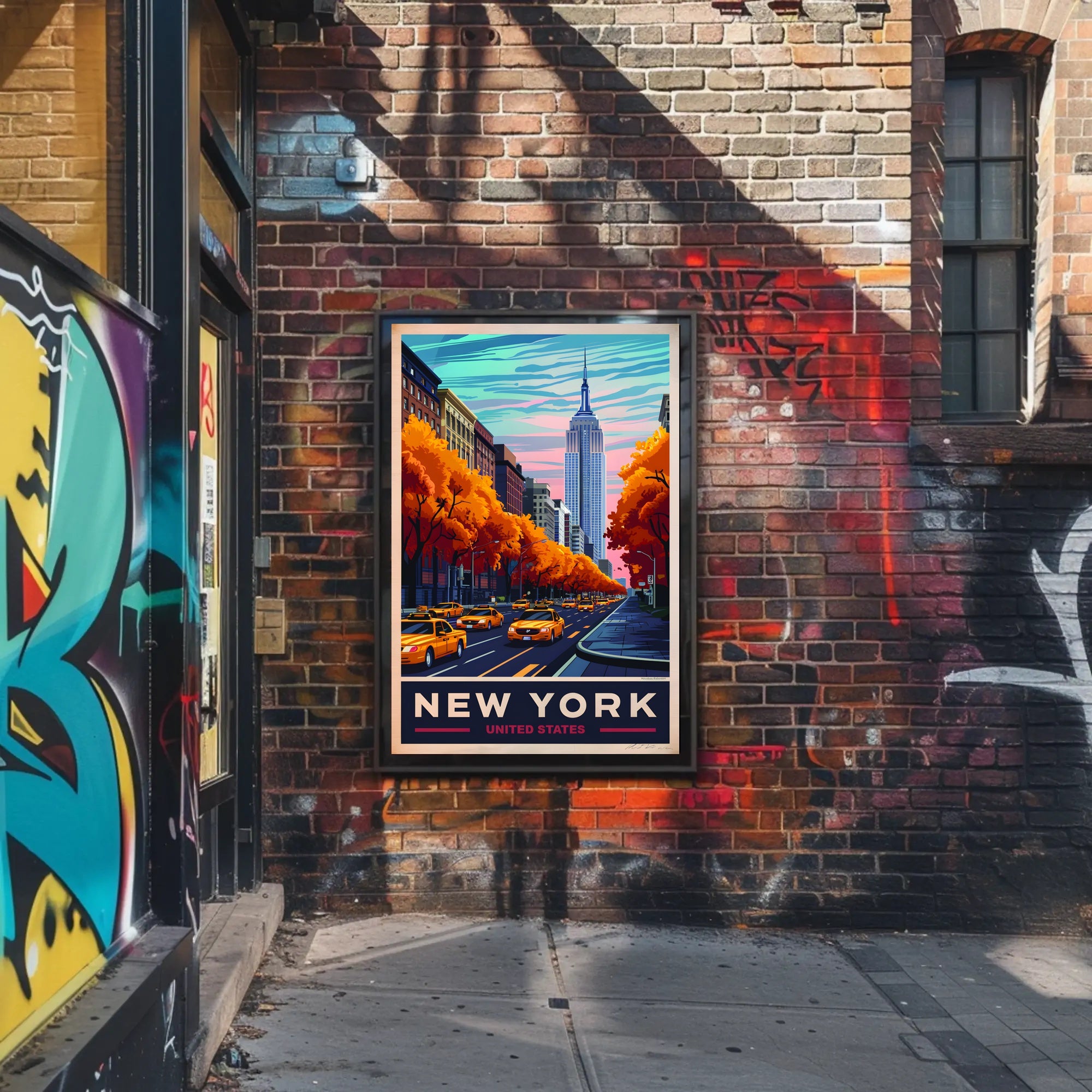 New York in Autumn Poster