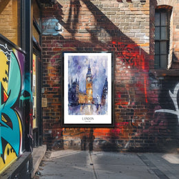 London Skyline Art Poster