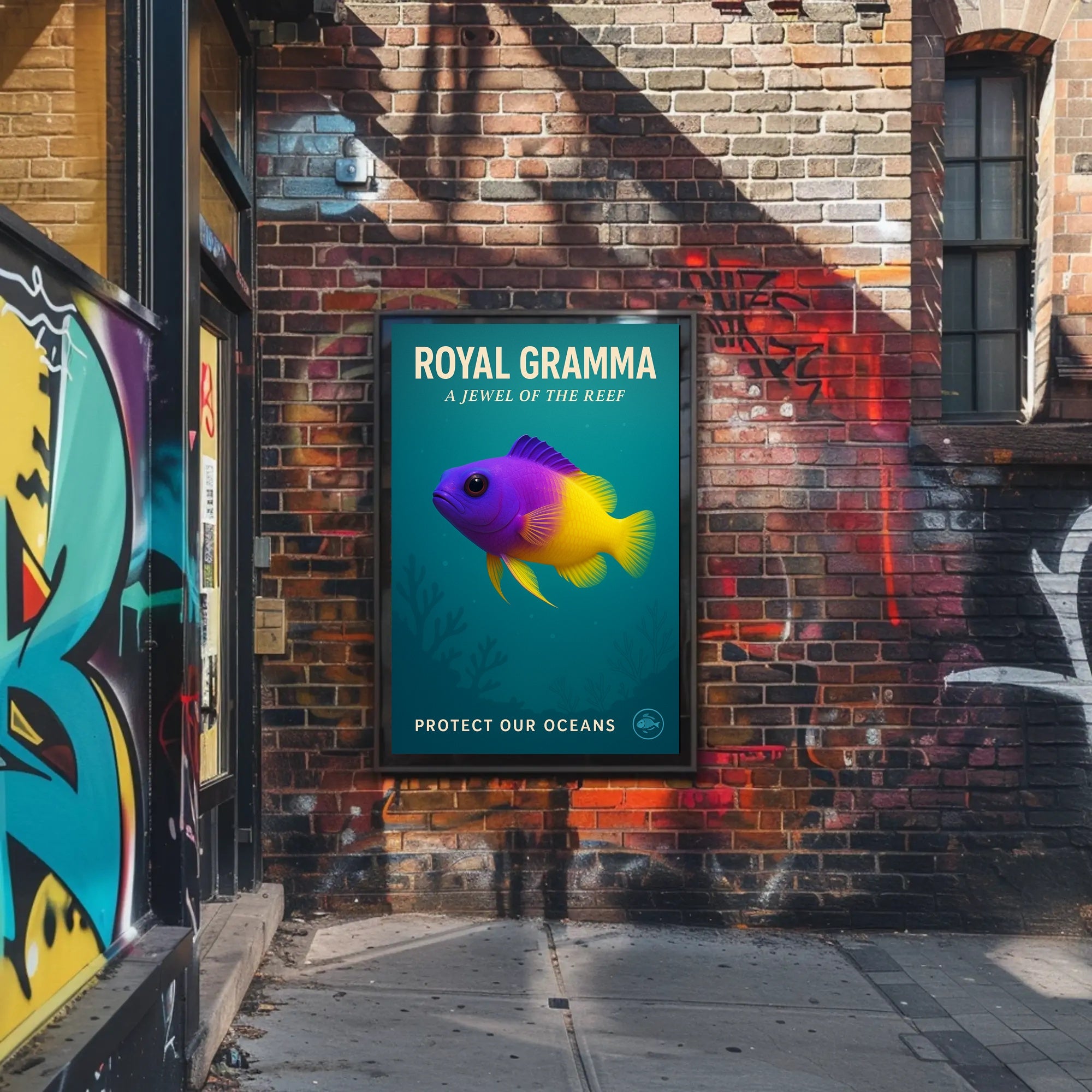 Royal Gramma A Jewel of the Reef Poster PosterGoat