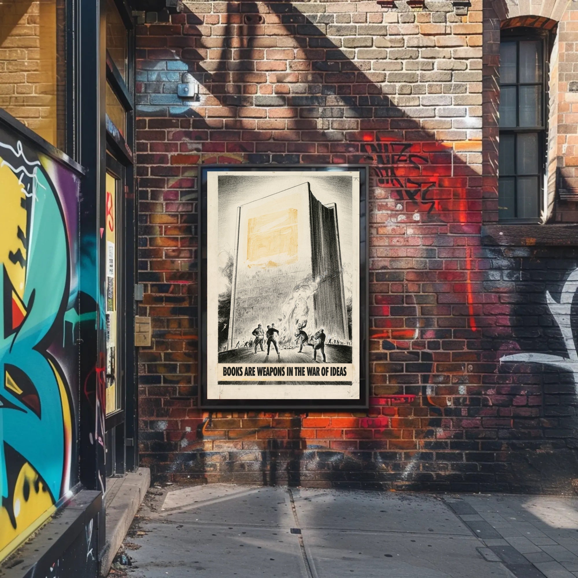 Books as Weapons in the War of Ideas Poster PosterGoat