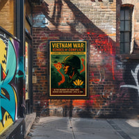 Vietnam War Echoes of Conflict Poster