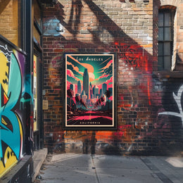 Los Angeles Skyline Poster