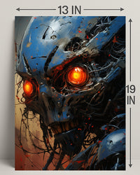 Cybernetic Visage Poster PosterGoat