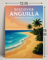 Discover Anguilla Paradise Awaits Poster PosterGoat