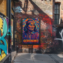 Geronimo Vibrant Tribute Poster