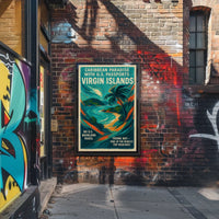 Caribbean Paradise Virgin Islands Poster