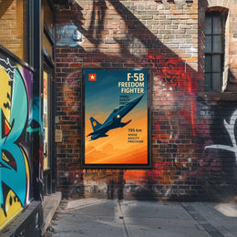 F-5B Freedom Fighter Poster