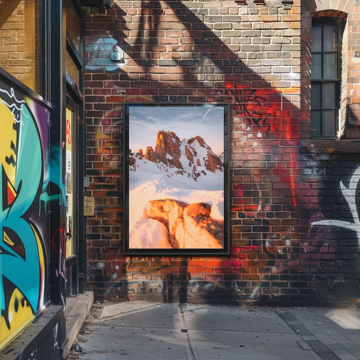 Majestic Alpine Sunrise Landscape National Park Poster