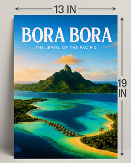 Bora Bora The Jewel of the Pacific Poster PosterGoat