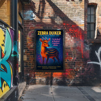 Zebra Duiker The Elusive Forest Gem Poster