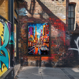 Vibrant Cityscape Poster