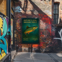 NatureS Gem Brook Trout Poster