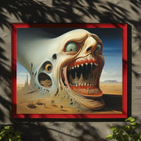 Surreal Desert Giant Sci-Fi Poster