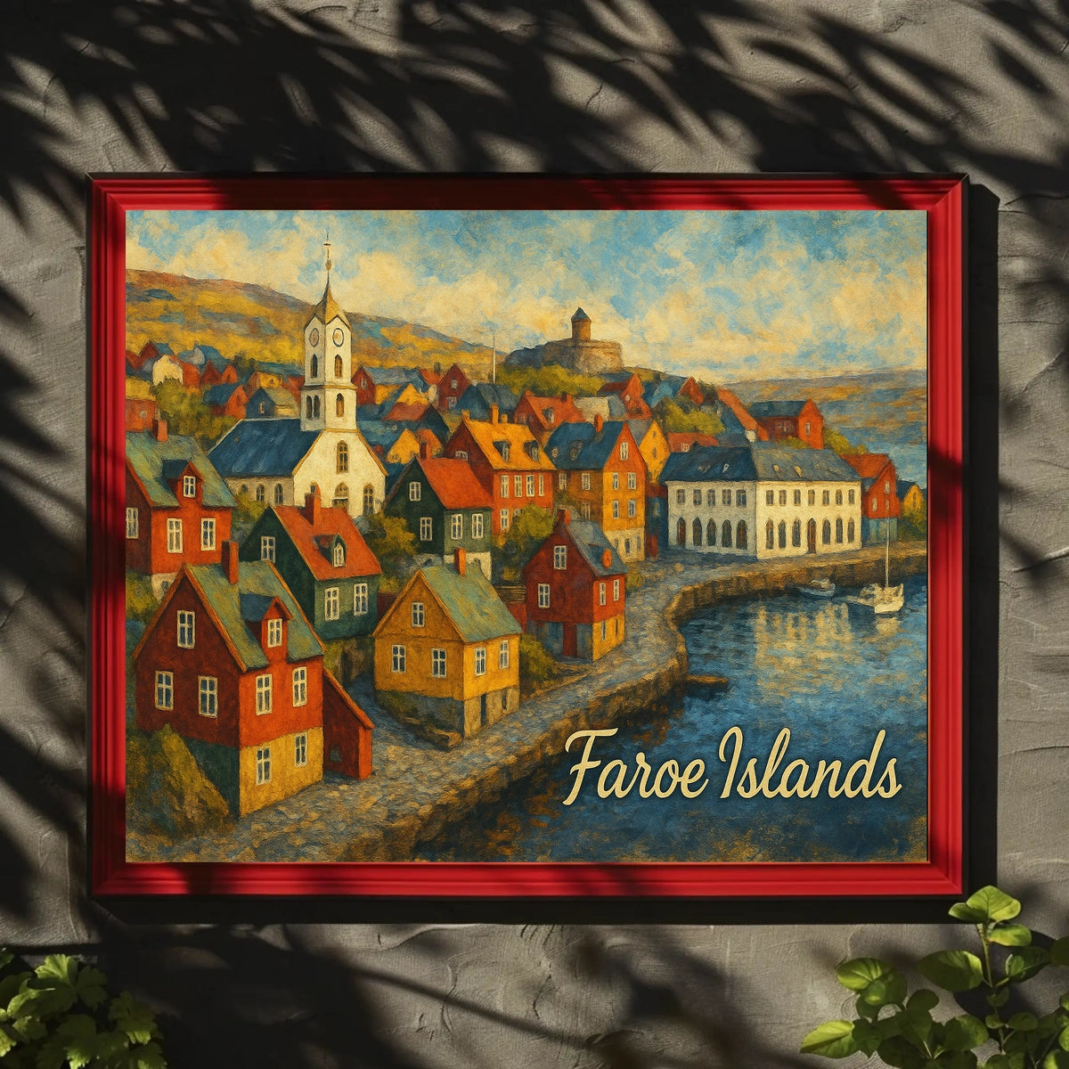 Faroe Islands Scenic View Poster