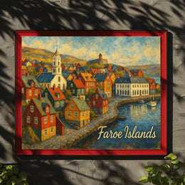 Faroe Islands Scenic View Poster