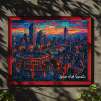 Syrian Arab Republic Vibrant Cityscape Poster