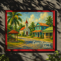 Cocos (Keeling) Islands Tropical Serenity Poster