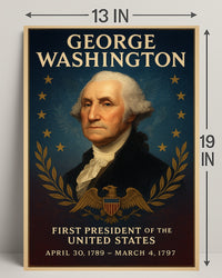 George Washington 1st President Poster PosterGoat