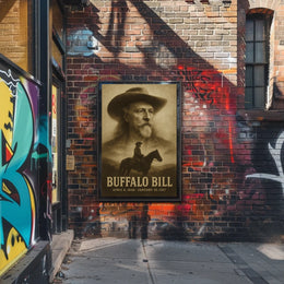 Buffalo Bill Portrait Artwork Chic Historical or Presidential Poster