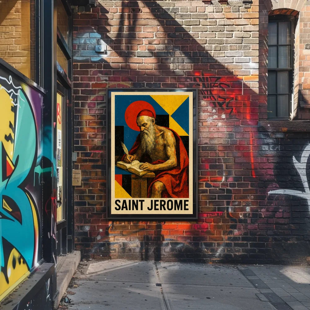 Saint Jerome Religious Art Poster
