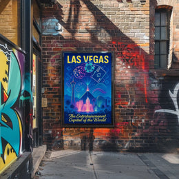 Las Vegas The Entertainment Capital Poster