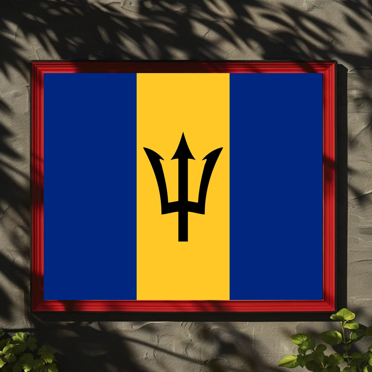 Barbados Flag Poster