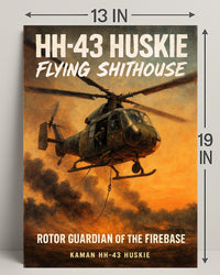 HH-43 Huskie Rotor Guardian of the Firebase Poster PosterGoat