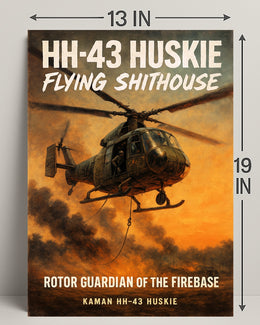 HH-43 Huskie Rotor Guardian of the Firebase Poster PosterGoat