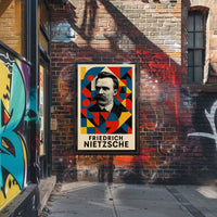 Abstract Expressionism Art Deco Style Poster