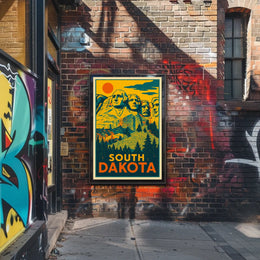 Mount Rushmore In South Dakota Poster