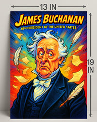 James Buchanan 15th President Poster PosterGoat