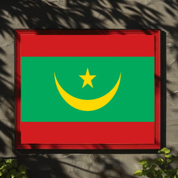 Mauritania Flag Poster