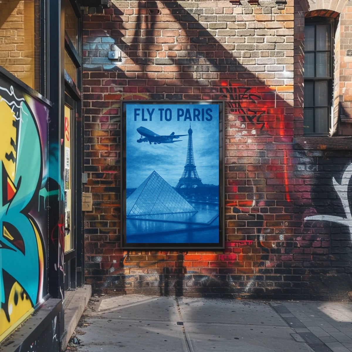 Fly To Paris Poster