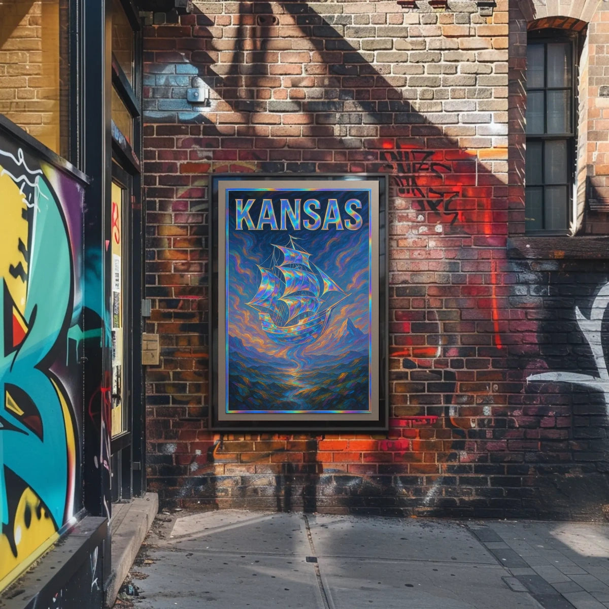 Kansas A Journey Through Art Poster