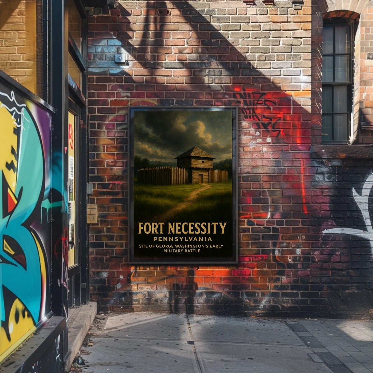George Washington At Fort Necessity Poster