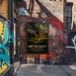 George Washington At Fort Necessity Poster