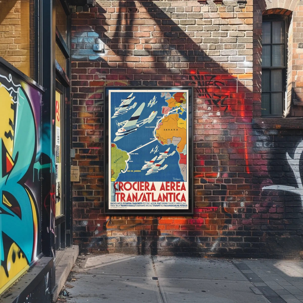 Crociera Aerea Transatlantica Poster