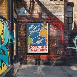Crociera Aerea Transatlantica Poster
