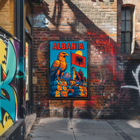 Albania A Vibrant Tribute Poster
