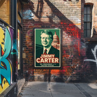 Jimmy Carter Presidential Portrait Patriot Poster