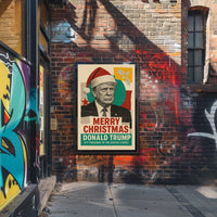 Merry Christmas Santa Claus Political Statement Poster