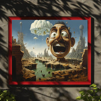 Surreal Whimsical Apocalyptic Scene Abstract or Artistic Poster