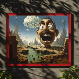 Surreal Whimsical Apocalyptic Scene Abstract or Artistic Poster